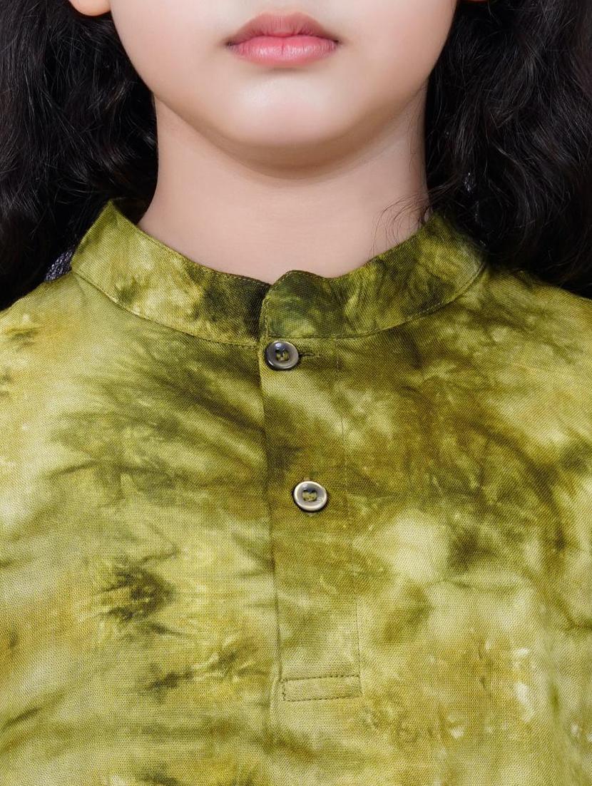 girls short sleeve printed frock - 21391914 - Standard Image - 5