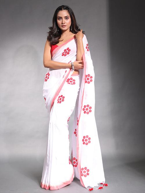 women self design handloom saree with blouse - 21393007 - Very Small Image - 1