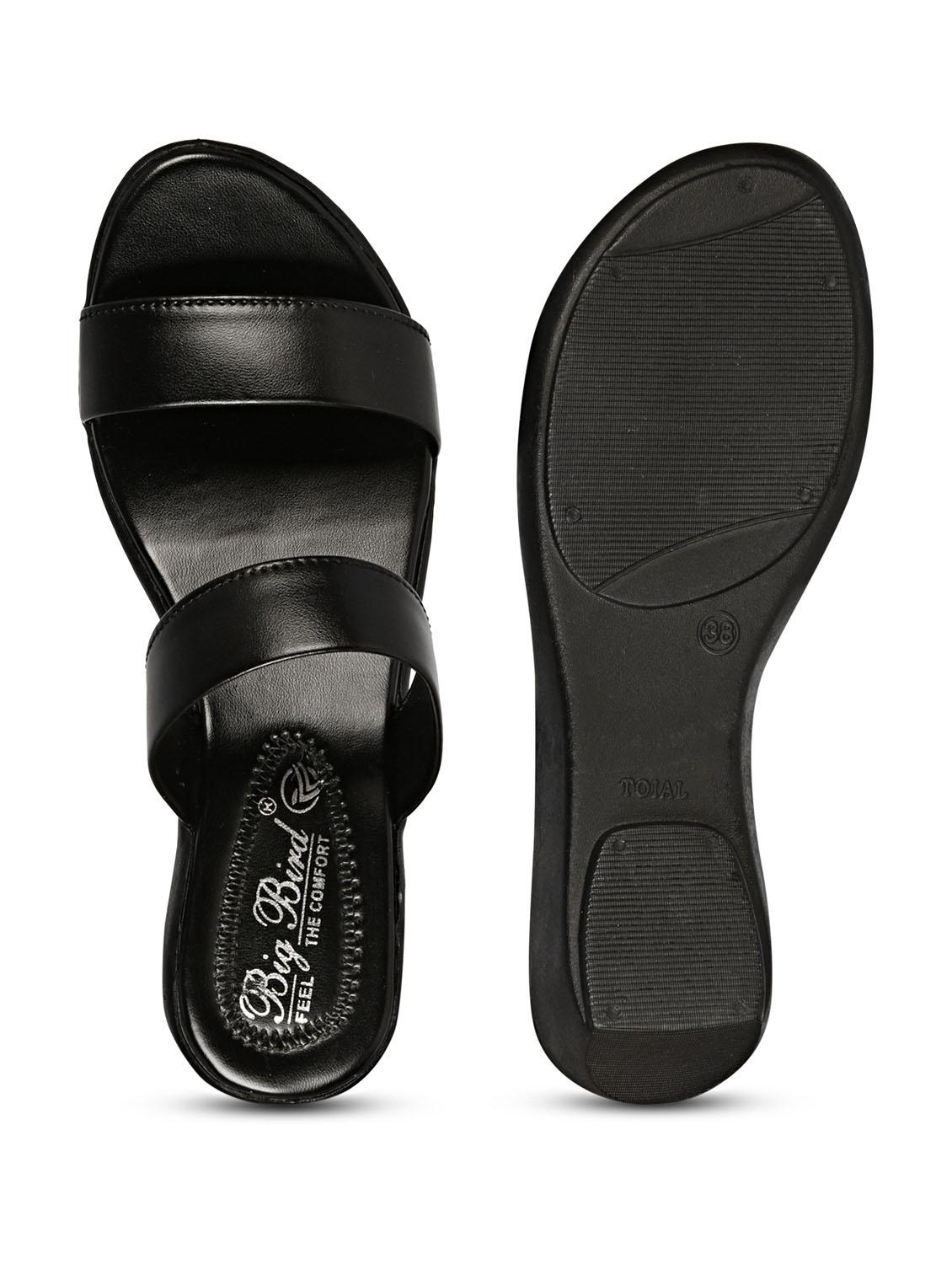 women black slip on sandal - 21395040 - Zoom Image - 4