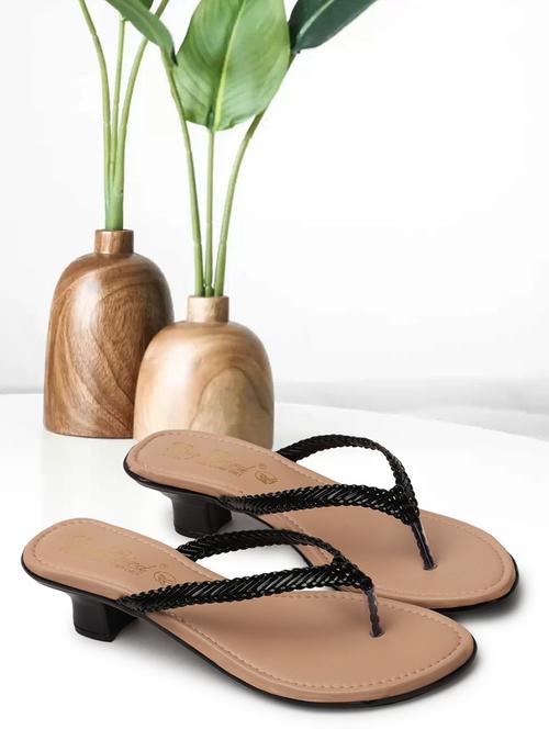 women black slip on sandal - 21395050 - Very Small Image - 1