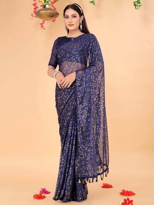 women printed saree - 21396402 - Very Small Image - 1