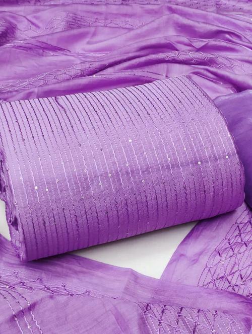 women embroidered unstitched suit set - 21397871 - Very Small Image - 1