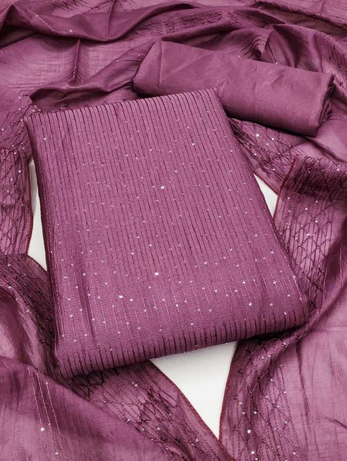 women embroidered unstitched suit set - 21397964 - Very Small Image - 1