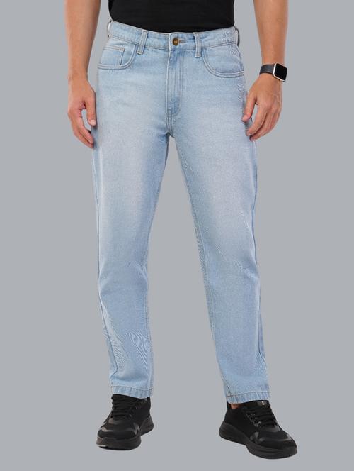 men light blue plain denim jeans - 21400641 - Very Small Image - 1