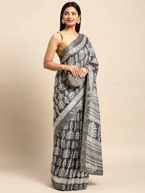 women printed saree - 21401324 - Very Small Image - 1