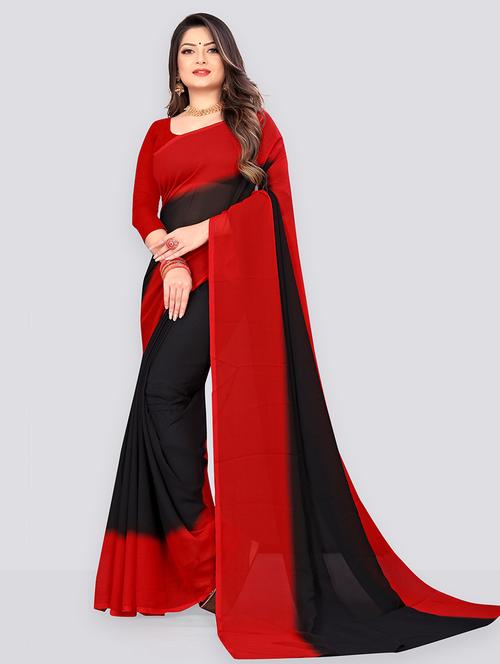 women ombre casual wear saree with blouse - 21407101 - Very Small Image - 1