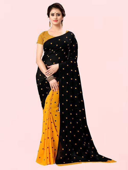 women printed saree with blouse - 21410849 - Very Small Image - 1