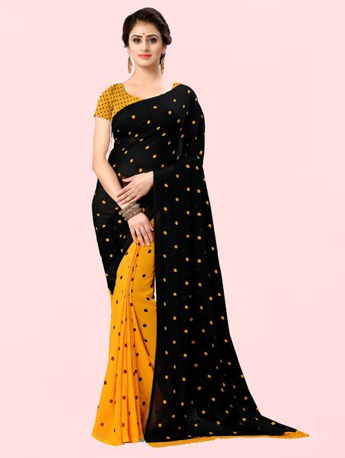 women printed casual wear saree with blouse - 21412467 - Very Small Image - 1