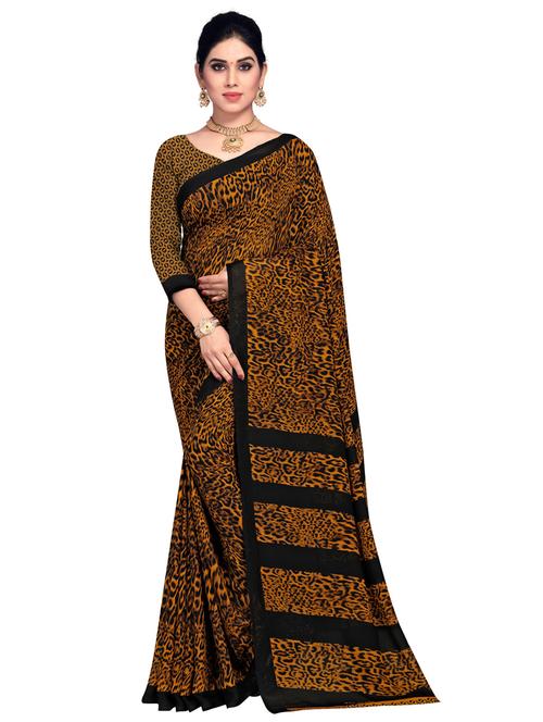 women casual wear georgette saree with blouse - 21412706 - Very Small Image - 1
