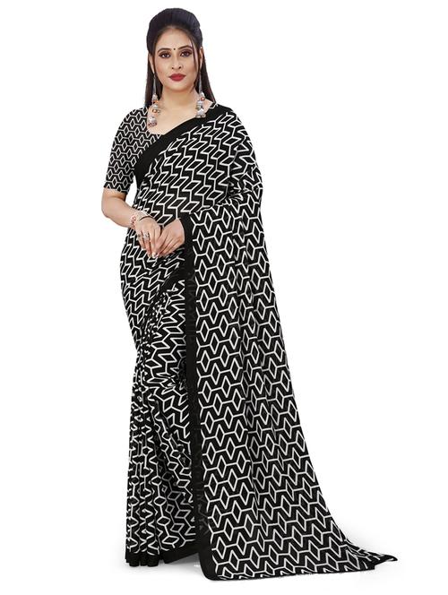 women casual wear georgette saree with blouse - 21412906 - Very Small Image - 1