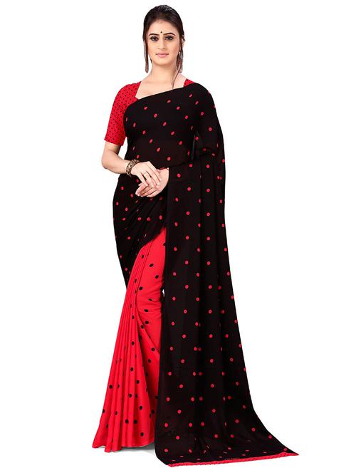 women casual wear georgette saree with blouse - 21413264 - Very Small Image - 1