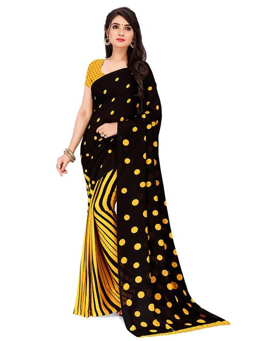 women printed casual wear saree with blouse - 21413427 - Very Small Image - 1