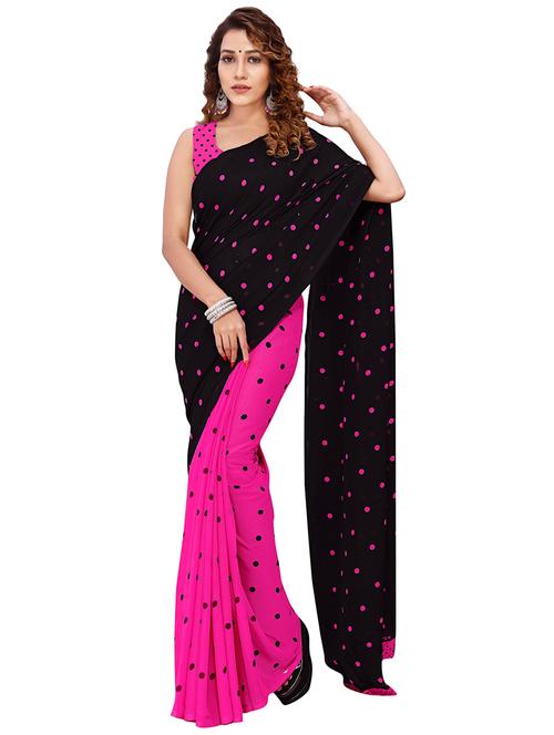 women printed casual wear saree with blouse - 21413474 - Very Small Image - 1