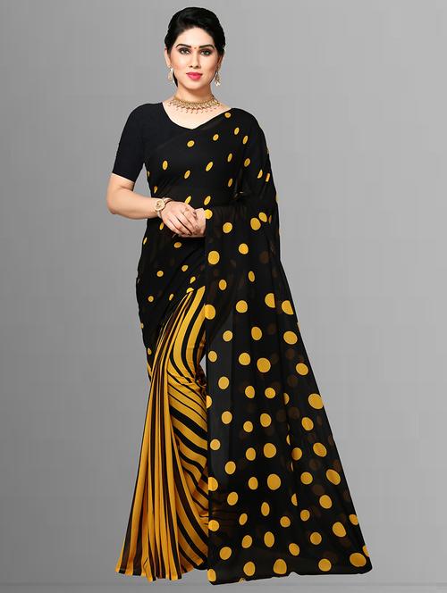 women printed casual wear saree with blouse - 21413679 - Very Small Image - 1
