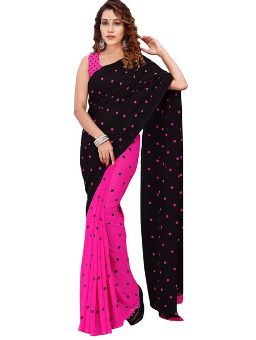 women casual wear georgette saree with blouse - 21431749 - Very Small Image - 1