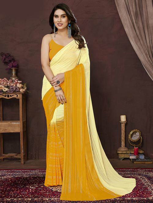 women printed casual wear saree with blouse - 21433321 - Very Small Image - 1