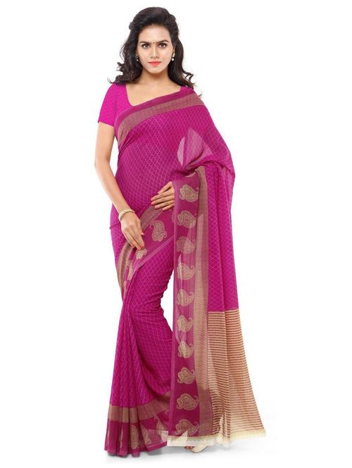 women printed casual wear saree - 21436290 - Very Small Image - 1