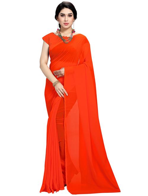 women casual wear georgette saree with blouse - 21443921 - Very Small Image - 1