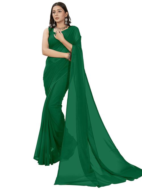 women casual wear georgette saree with blouse - 21444279 - Very Small Image - 1
