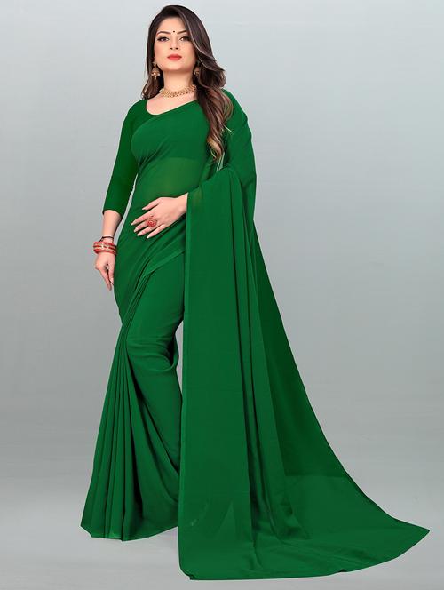 pack of 2 printed casual wear saree with blouse - 21444971 - Very Small Image - 1