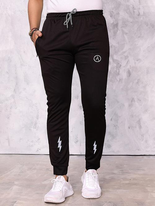 men solids full length track pant - 21446615 - Very Small Image - 1