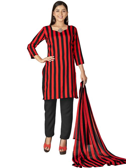 women red unstitched suit - 21449137 - Very Small Image - 1