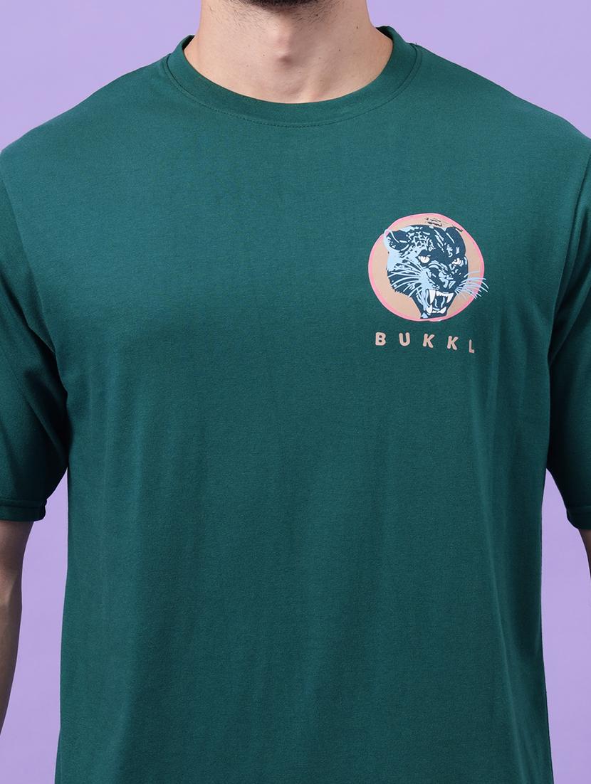 men round neck back print t-shirt - 21450549 - Zoom Image - 6