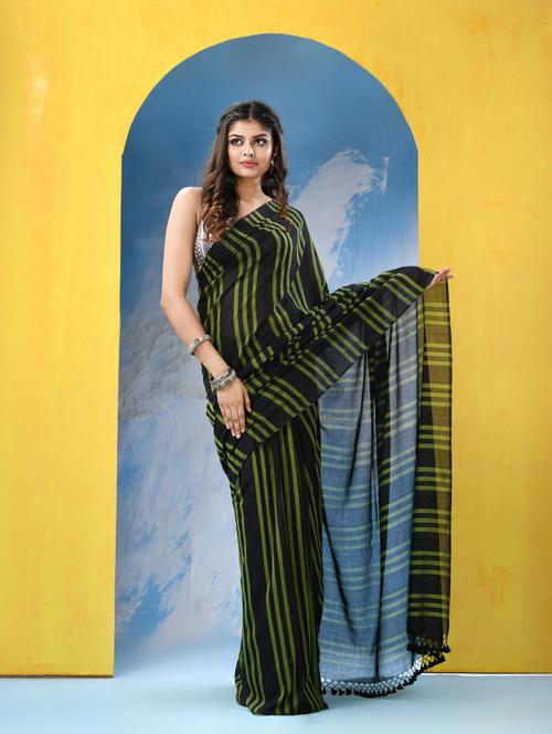 women handloom saree - 21454510 - Very Small Image - 1