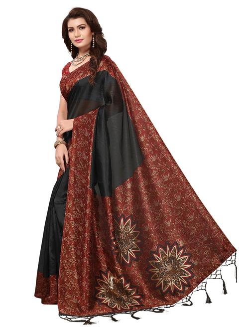 women printed casual wear saree with blouse - 21454903 - Very Small Image - 1