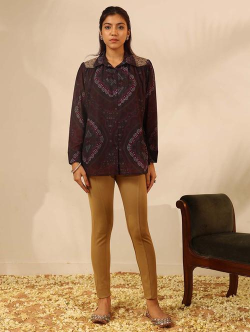 women multicolored printed regular shirt - 21456796 - Very Small Image - 1