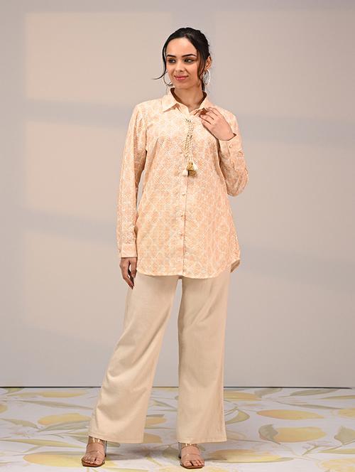 women yellow self-designed regular shirt - 21456807 - Very Small Image - 1