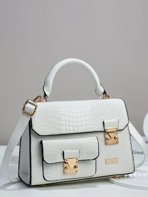 women white pu handbag - 21457041 - Very Small Image - 1