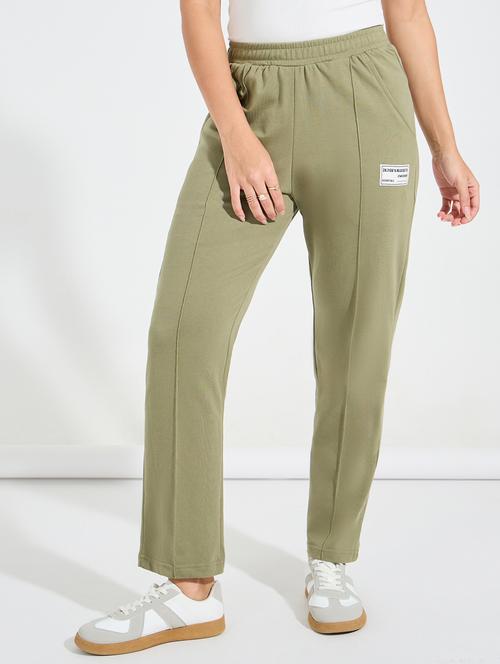 women green polyester track pant - 21457620 - Very Small Image - 1