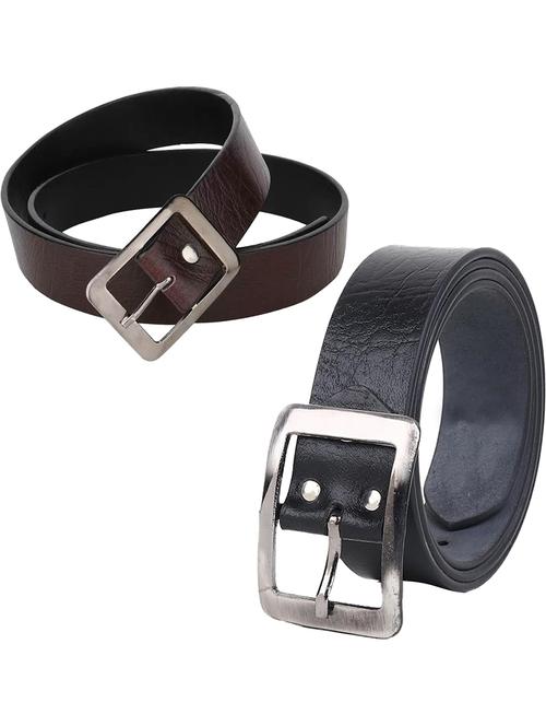 pack of 2 leather belts - 21457984 - Very Small Image - 1
