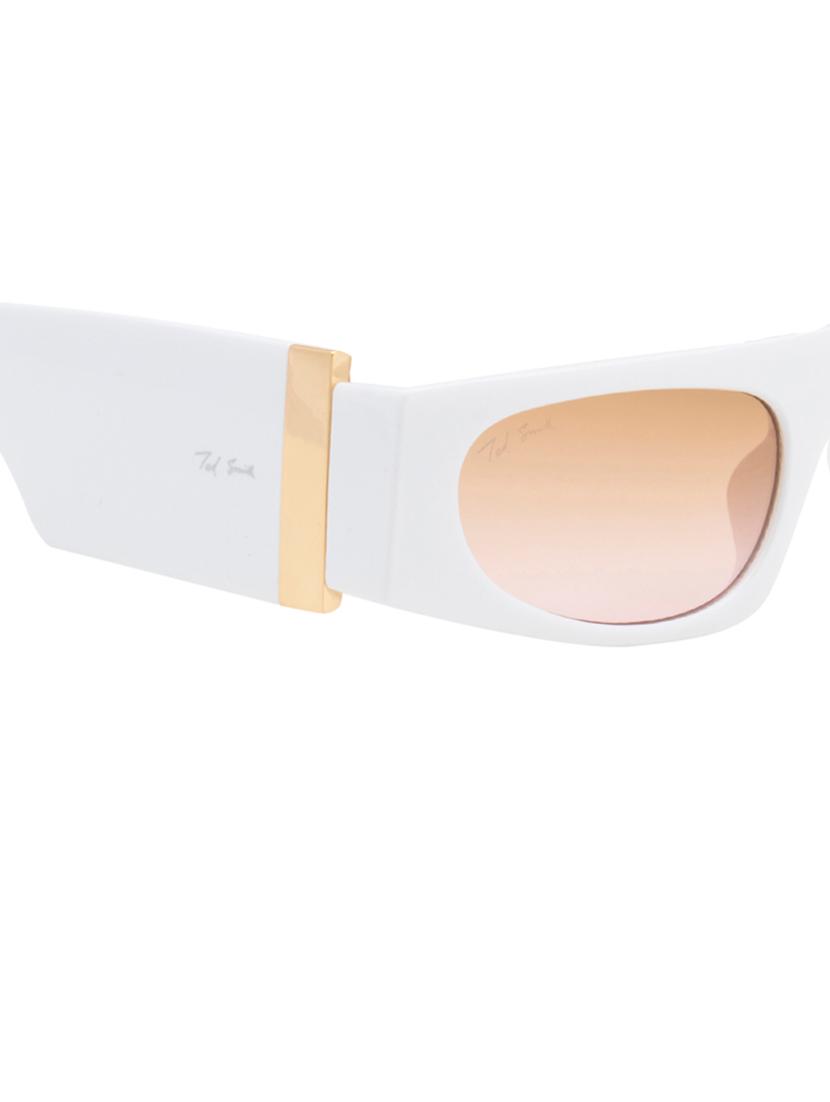 ted smith brown pink square sunglasses for men & women | full rim & acetate frame | medium to large face ( 53-19-143 ) - 21458294 - Standard Image - 4