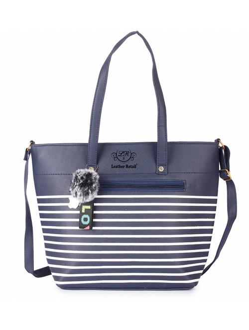 women stripe leatherette (pu) handbag - 21458462 - Very Small Image - 1