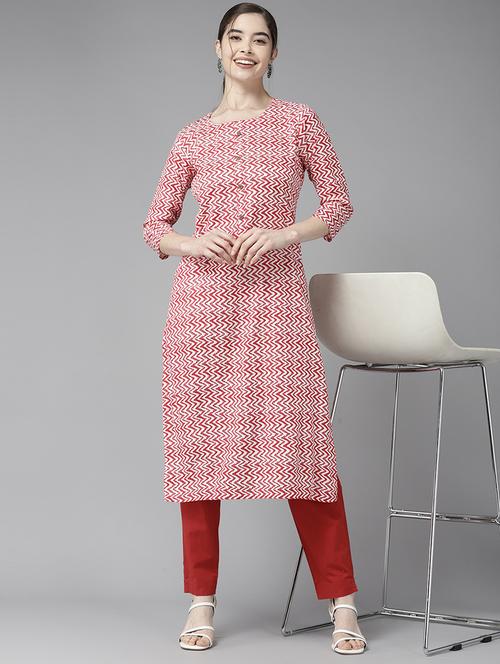 women white cotton straight kurta - 21461743 - Very Small Image - 1