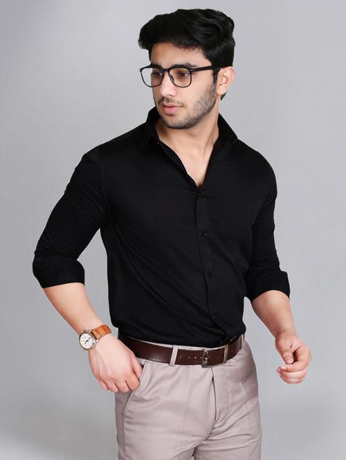men solid formal shirt - 21461827 - Very Small Image - 1