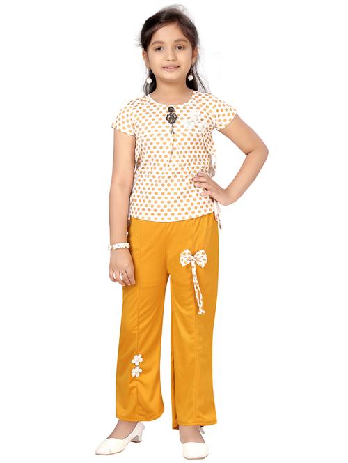 girls printed full length twin set - 21462189 - Very Small Image - 1