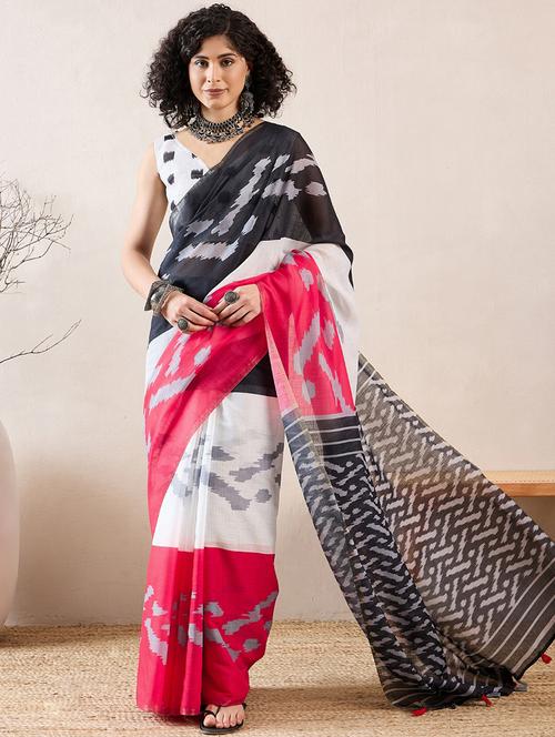 women printed saree - 21462824 - Very Small Image - 1