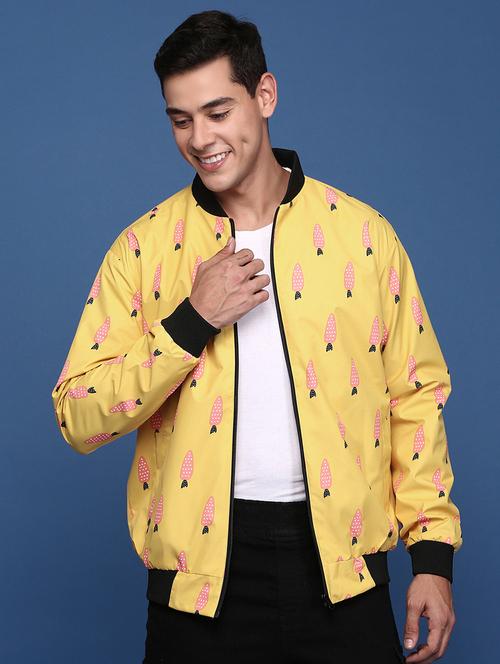 men printed bomber jacket - 21463263 - Very Small Image - 1