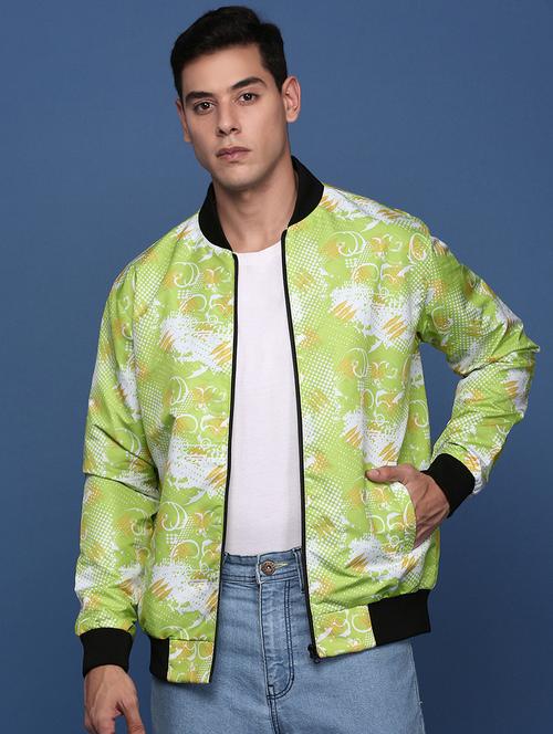 Men Printed Bomber Jacket - 21463272 - Very Small Image - 1