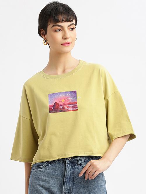 women printed boxy t-shirt - 21463536 - Very Small Image - 1