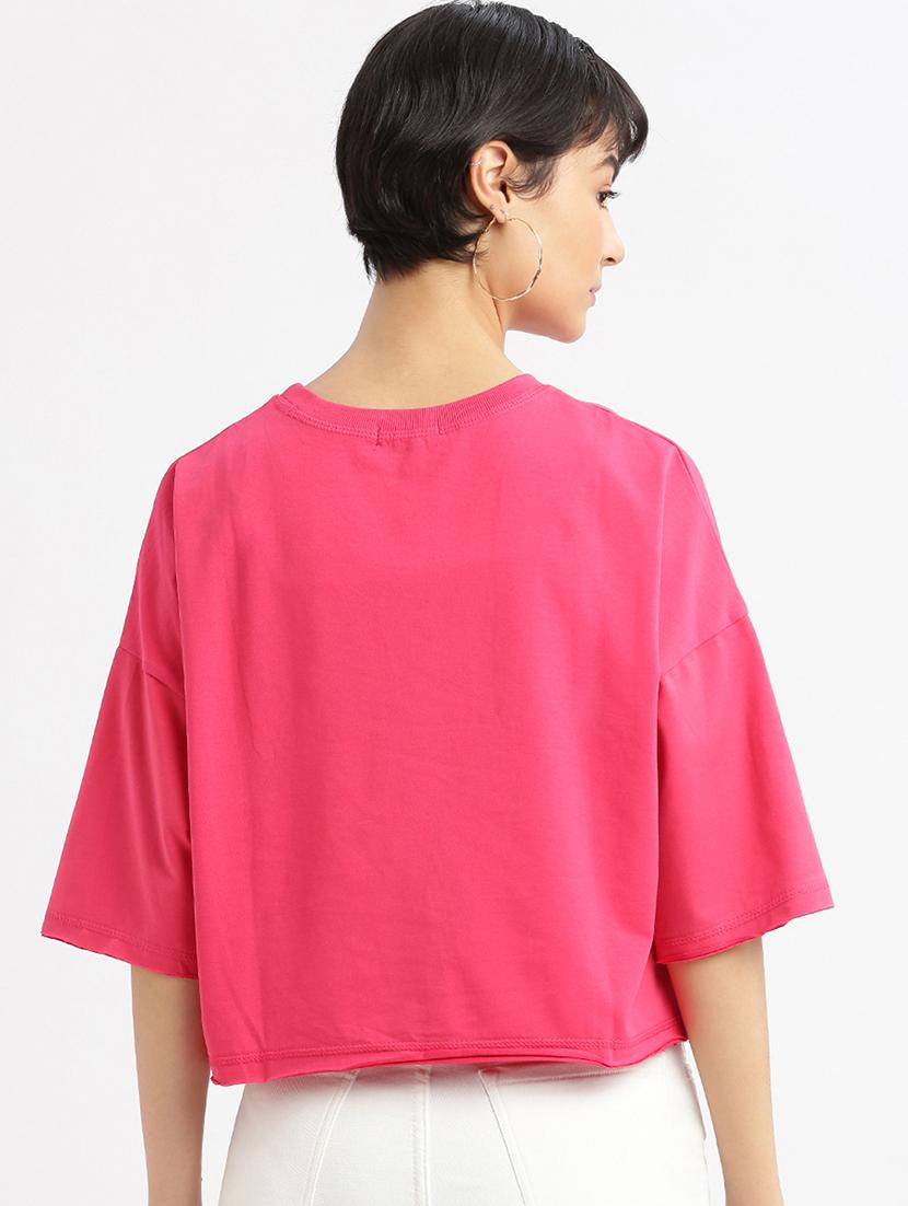 women printed boxy t-shirt - 21463539 - Standard Image - 2