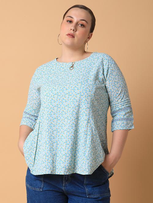women plus size printed regular fit top - 21463745 - Very Small Image - 1