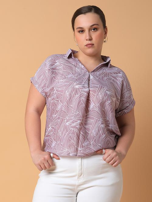 women plus size printed regular fit top - 21463763 - Very Small Image - 1