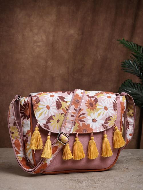 women cotton printed sling bag - 21466979 - Very Small Image - 1