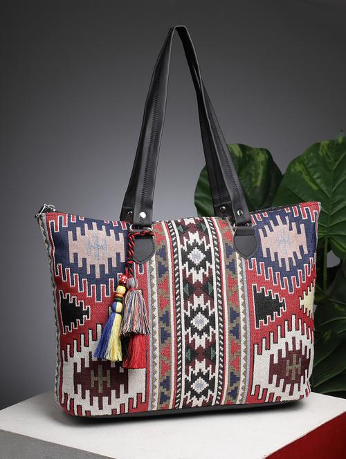 women multi colored cotton regular tote bag - 21466995 - Very Small Image - 1