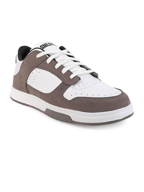 black synthetic laceup casual shoes - 21467633 - Very Small Image - 1