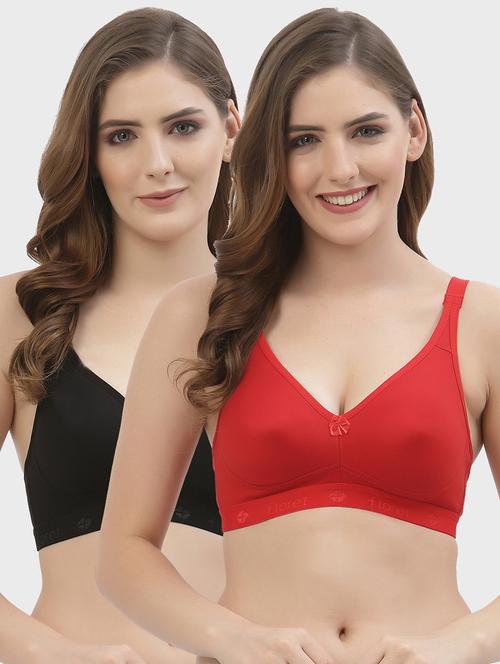 women solids pack of 2 t-shirt bra - 21470217 - Very Small Image - 1